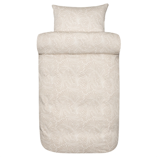 Høie sengetøy - 140x200 cm - Bella beige - 100% sengetøy i bomullsateng