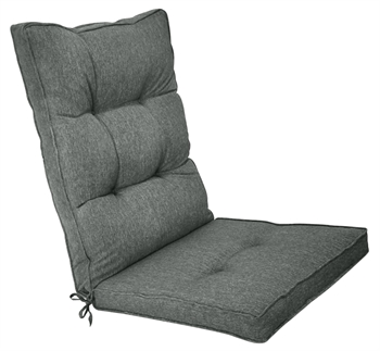 Eksklusiv hagepute til posisjonsstol - Med høy rygg - 7 cm tykk - Ekstra myk pute - Grønn hagepute