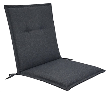 Luksus hagepute til posisjonsstol - 5 cm tykkelse - Antrasittgrå pute med luksuskomfort - Nordstrand Home