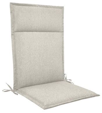 Luksus hagepute til posisjonsstol med høy rygg - 5 cm tykk - Beige pute med luksuskomfort - Nordstrand Home