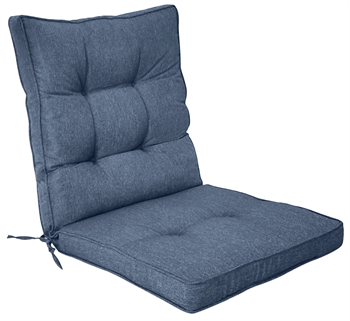Eksklusiv hagepute til posisjonsstol - 7 cm tykk - Ekstra myk pute - Mørke blå hagepute