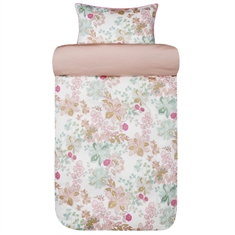 Satin sengetøy - Mykt bomullssatin sengesett - Cassandra Warm Pink - Sengetøy fra Høie of Scandinavia