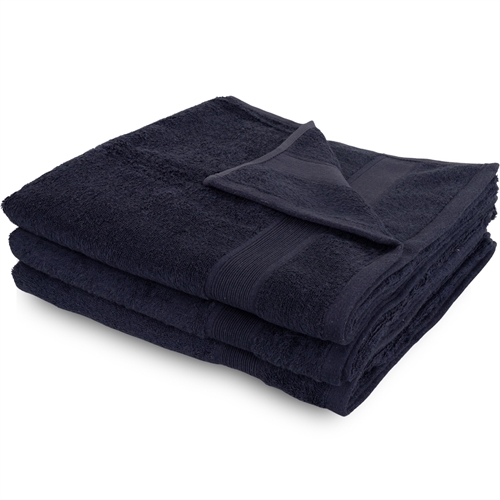 Bambus badehåndkle - 70x140 cm - Mørkeblå - Myke luksushåndklær fra Excellent - By Borg