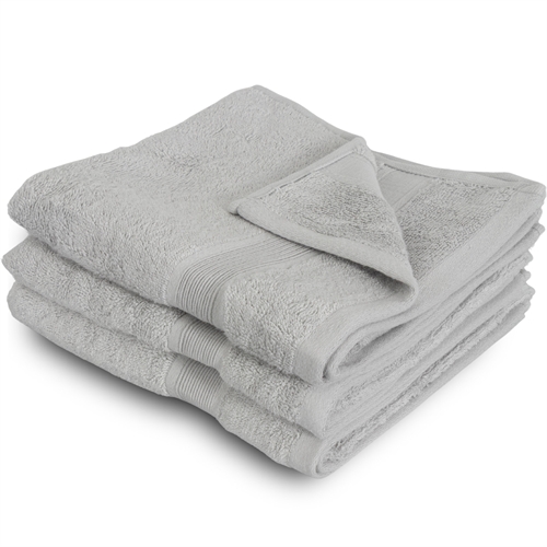 Bambus håndkle - 50x100 cm - Lysegrå - Myke luksus håndklær fra Excellent - By Borg