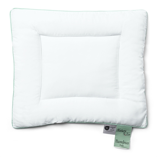 Babypute med 100% allergivenlig bambus - 40x45 cm - Temperaturregulerende hodepute fra Nature by Borg