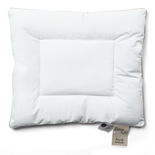 Kapok babypute - Økologisk og allergivennlig pute - 40x45 cm - Nature By Borg lav hodepute