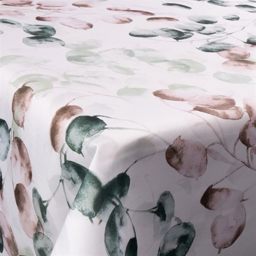 Tekstil voksduk med akrylbelegg - Blue Floral Branches - 140 cm bred - På metermål