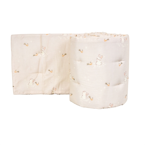 Sengekant - Myk sengekant 360x30 cm - Søt kanin kolleksjon til baby og babysengen - Sengekant til sprinkelseng - Nordstrand Home babytilbehør