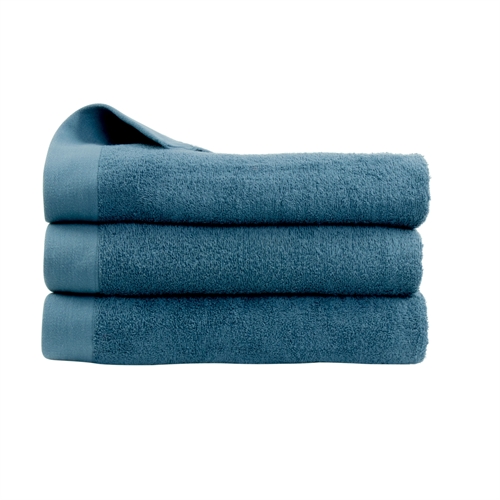 Badehåndkle - 100% Myk bomull med høy absorberingsevne - 100x150 cm - Mørkeblått - Stort håndkle fra danske By Borg
