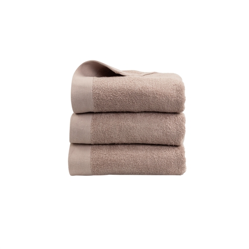 Gjesthåndkle - 100% Myk bomull med høy absorberingsevne - 40x60 cm - Rosafarget håndkle fra danske By Borg