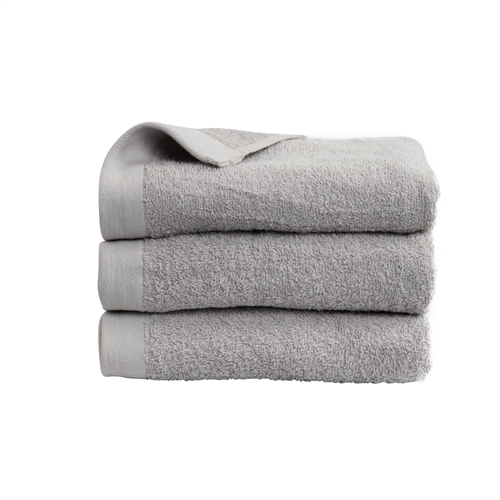 Håndkle - 100% Myk bomull med høy absorberingsevne - 50x100 cm - Lysegrått håndkle fra danske By Borg