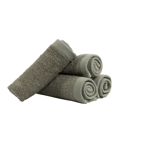 Vaskekluter 4-pak - 100% Myk bomull med høy absorberingsevne - 30x30 cm - Lysegrønne vaskekluter fra danske By Borg