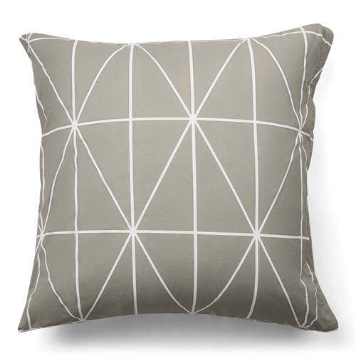 Putetrekk 100 % bomull - 60x63 cm - Grønt sengesett putetrekk med harlekinmønster - Nordstrand Home dynetrekk