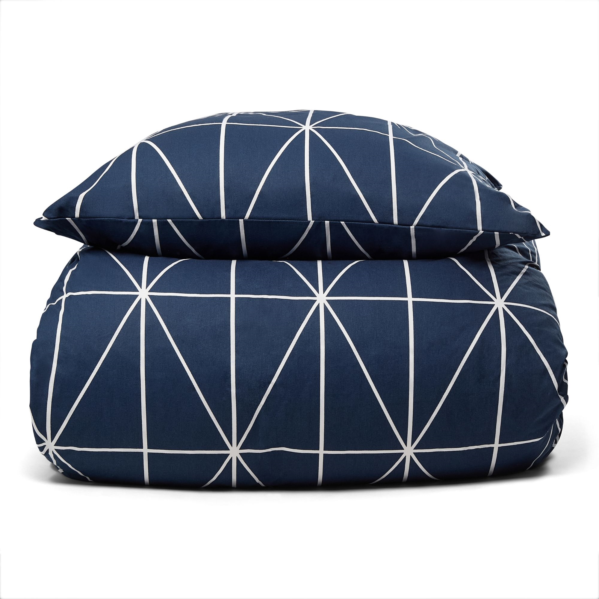 Sengetøy 100 % bomull – 140×200 cm – Blått sengesett med harlekinmønster – Nordstrand Home dynetrekk Sengetøy 100 % bomull – 140×200 cm – Blått sengesett med harlekinmønster – Nordstrand Home dynetrekk