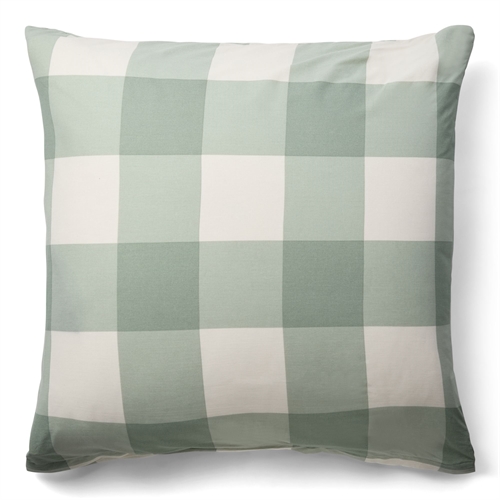 Putetrekk 100 % bomull - 60x63 cm - Grønnrutet sengesett putetrekk - Nordstrand Home dynetrekk