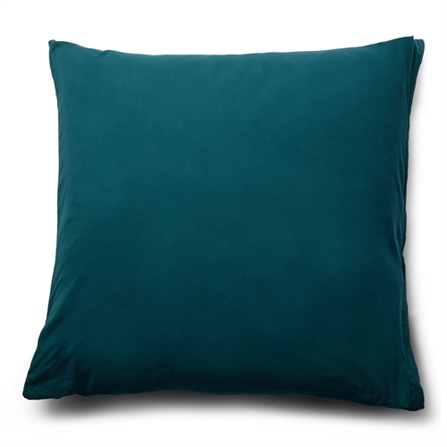 Putetrekk 60x63 cm - 100% Enzymvasket Bomull - Firm Petrol - Nordstrand Home