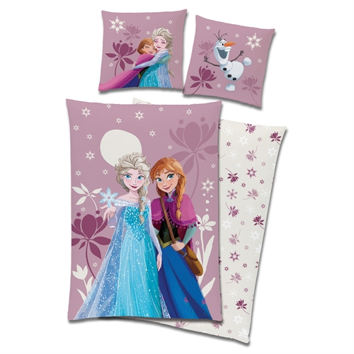 Frost junior sengetøy 100x140 cm - Anna og Elsa - 100% bomulls sengetøy - Frost