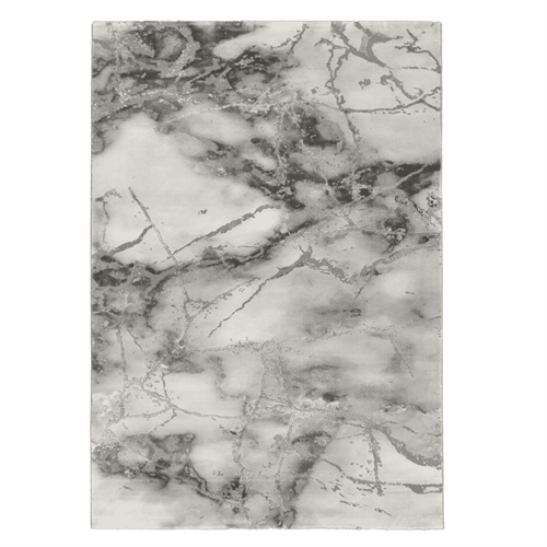 Gulvteppe - 120x170 cm - Grå med mønster - Craft - Nordstrand Home