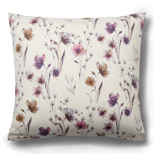 Putetrekk 60x63 cm - 100% myk bomullssateng - Summer Flower - By Night