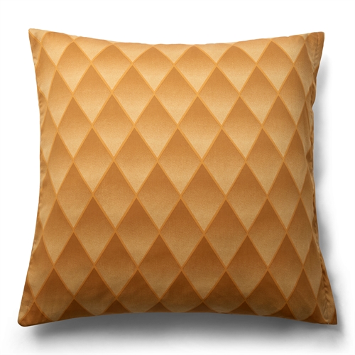 Putetrekk i 100% myk og deilig bomullssateng - 60x63 cm - Harlekinmønster i en vakker oransje farge - Putetrekk fra By Night