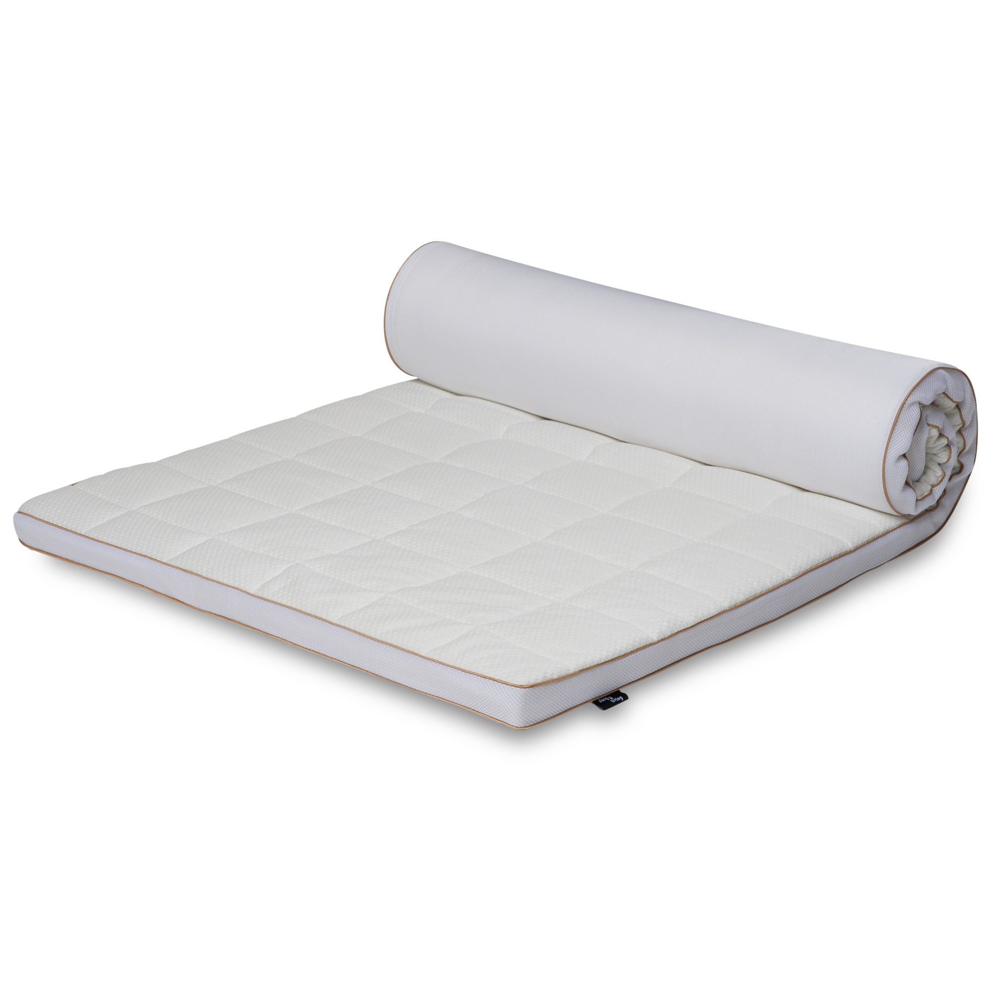 Overmadrass ekstra lengde - 180x210 cm 5 cm høy - NASA Memory skum - Borg Living - Ergonomisk overmadrass