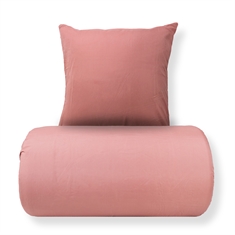 Sengetøy - mikrofiber - ensfarget rosa