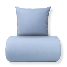Sengetøy - Microfiber - Ensfarget lyseblå