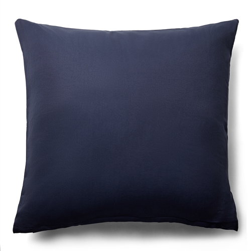 Putetrekk 60x63 cm - Ensfarget mørkeblått putetrekk - Microfiber putetrekk - IN Style