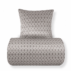 Sengetøy - Satin - Sandfarget mønsterdesign