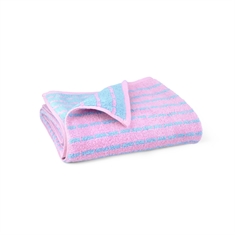 JUNA bambus håndkle - Bambus/bomull - Nuance Blå/rosa
