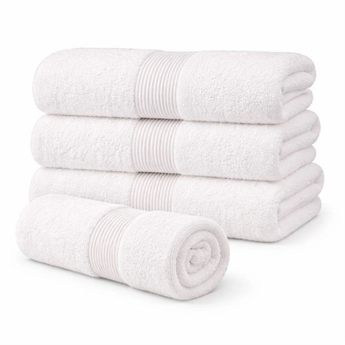 Økologisk håndkle - 100% GOTS-sertifisert bomull - 50x100 cm - Hvit