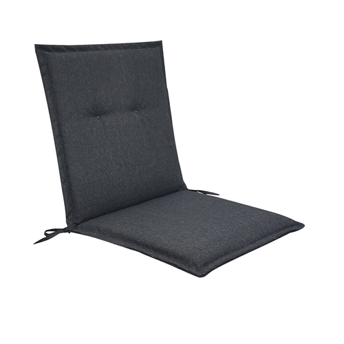 Luksus hagepute til posisjonsstol - 5 cm Antrasittgrå pute med luksus komfort - Nordstrand Home