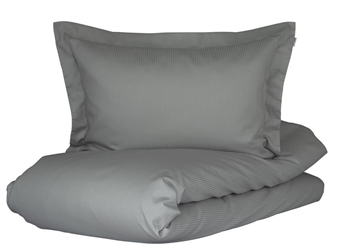 Sengetøy - 140x200 cm - Lys grå - Jacquard vevd - 100% egyptisk bomullsateng - Turistrib Turiform Sengetøy ,  Enkelt sengetøy , Enkelt sengetøy 140x200 cm