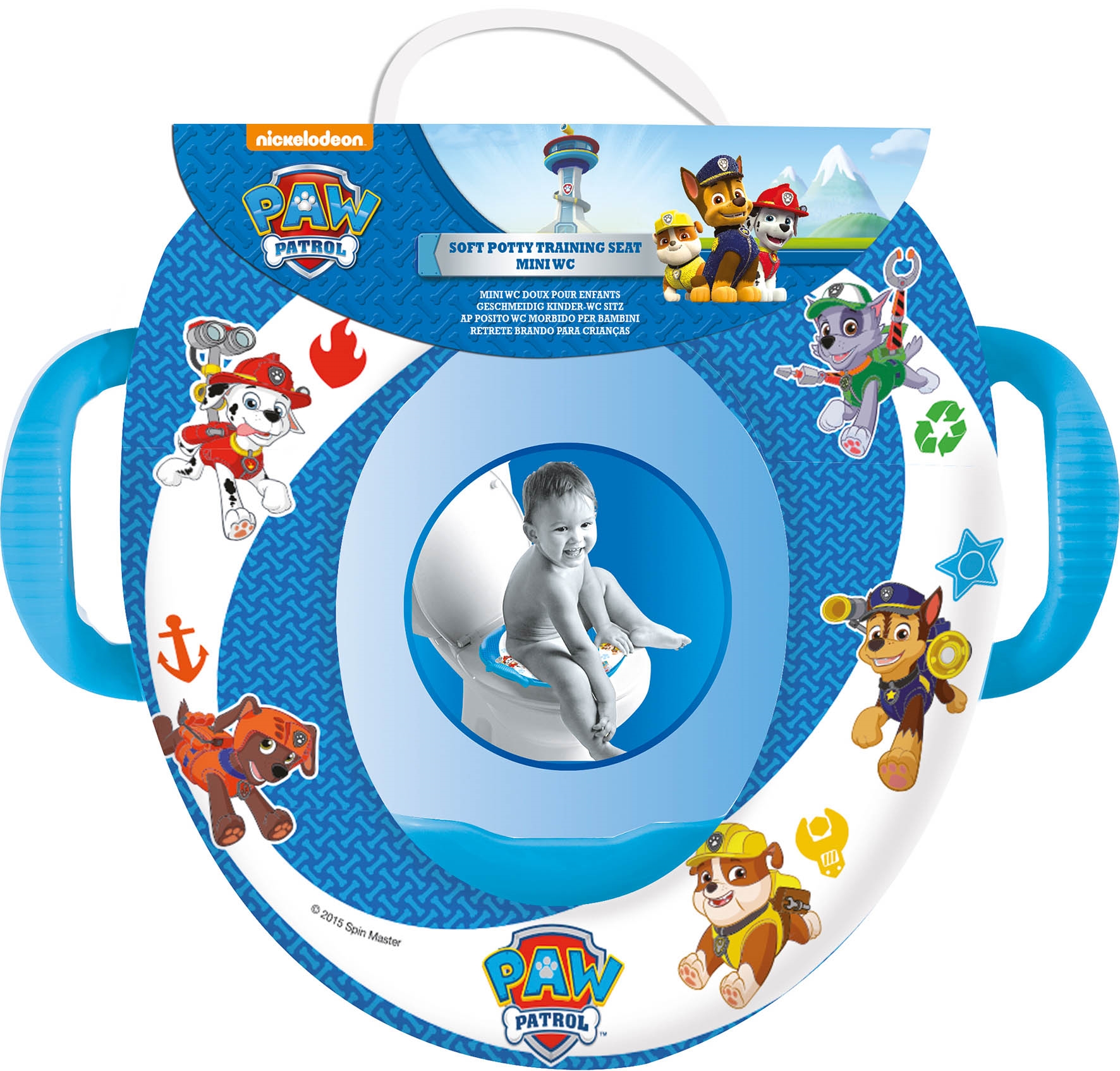 Paw Patrol toalettsete med håndtak til barn