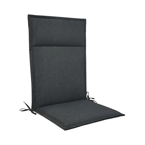 Luksus hagepute til posisjonsstol med høy rygg - Antrasittgrå pute med luksuskomfort - Nordstrand Home