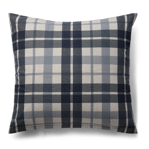 Kreppsengetøy putetrekk 60x63 cm - Rutete hodeputetrekk - 100% bomull - Krepp putetrekk - By Night