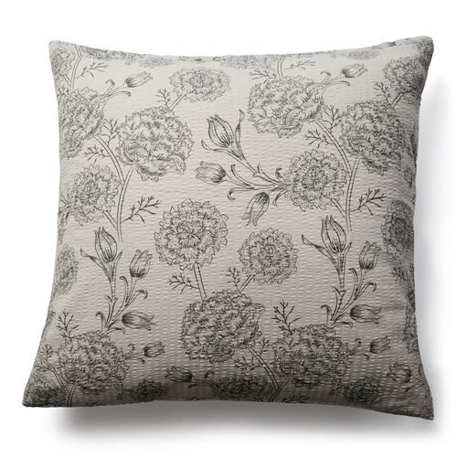 Kreppsengetøy putetrekk 60x63 cm - Blomstret hodeputetrekk - 100% bomull - Krepp putetrekk - By Night