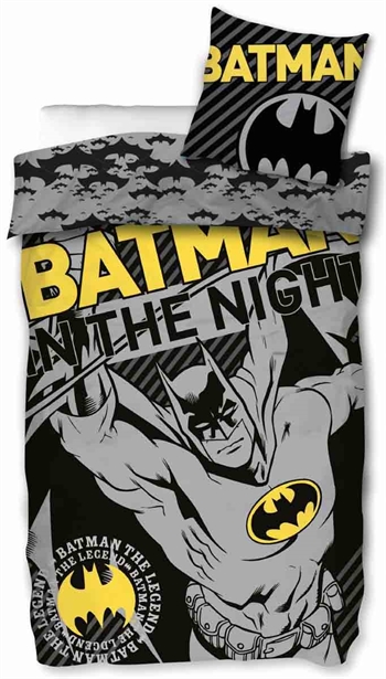 Batman Sengetøy - 140x200 cm - 100% bomull - In the Night