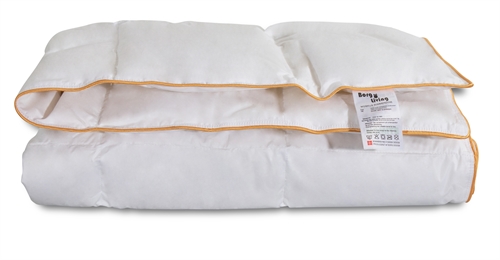 Junior sommerdyne - 100 % rene hvite moskusdun - 100x140 cm - Lett og luftig dundyne for barn fra Borg Living