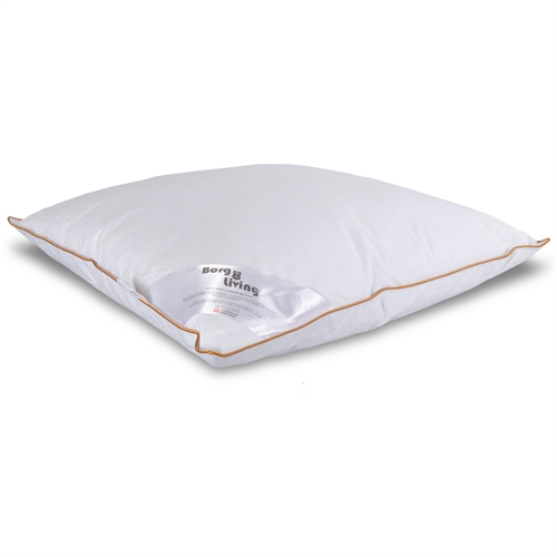 Moskusdun hodepute - høy - 50x60 cm - 3 kammer hodepute - Borg Living