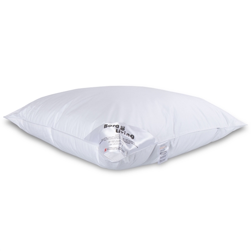 SoftFeel - Dunfiberpute - Hodepute - 60x63 cm - justerbar pute - allergivennlig fiberpute - Borg Living