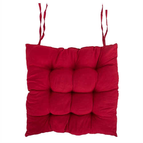 Stolpute - 35x35x6 cm - Bordeaux ensfarget hagepute