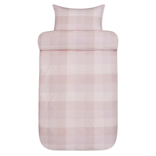 Høie sengetøy - 140x220 cm - Sengesett i 100% ekstra fin bomull - Høie Elen rosa