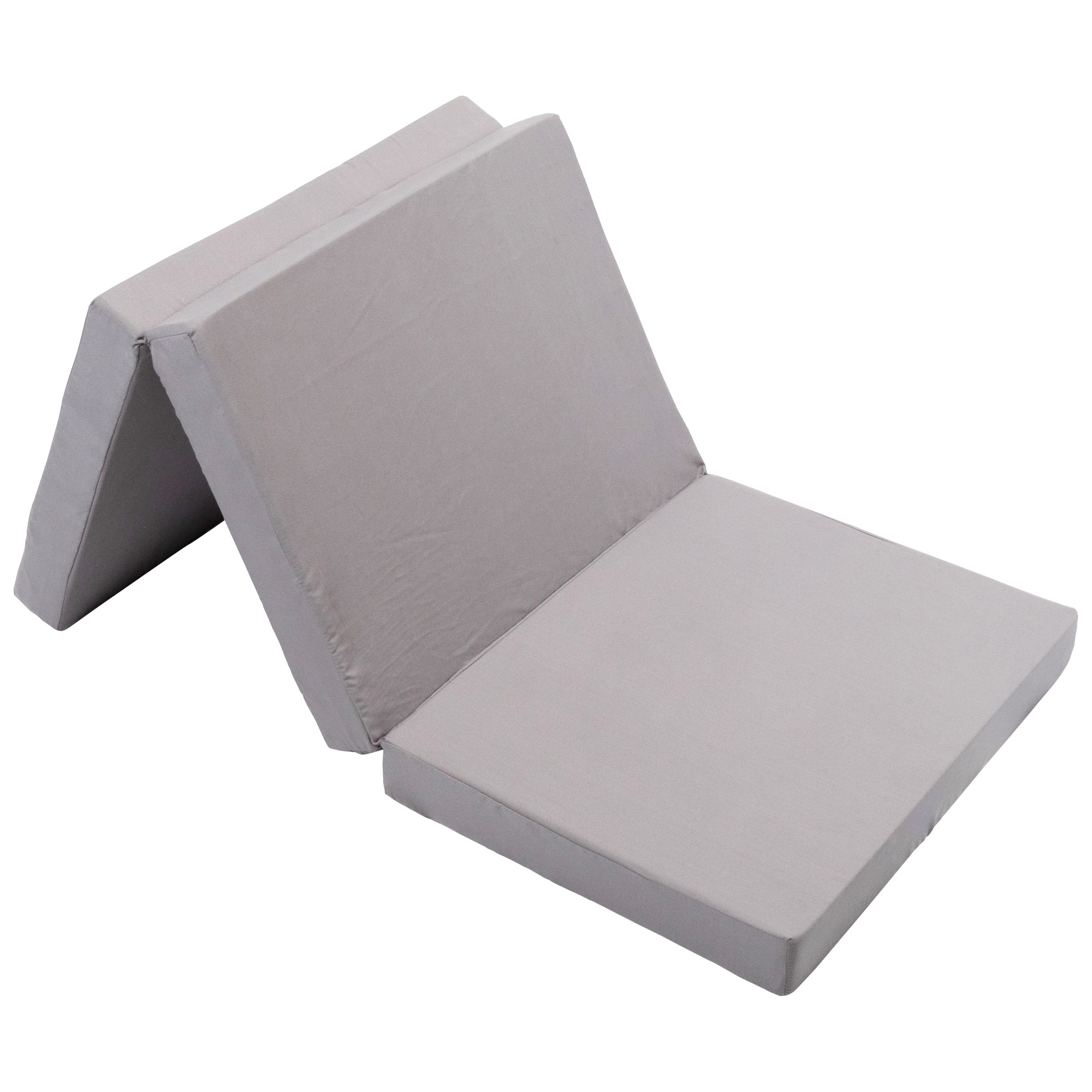 Sammenleggbar madrass - Junior - Populær for de små - 7 cm komfortskum - Nordstrand Home lysegrå skummadrass