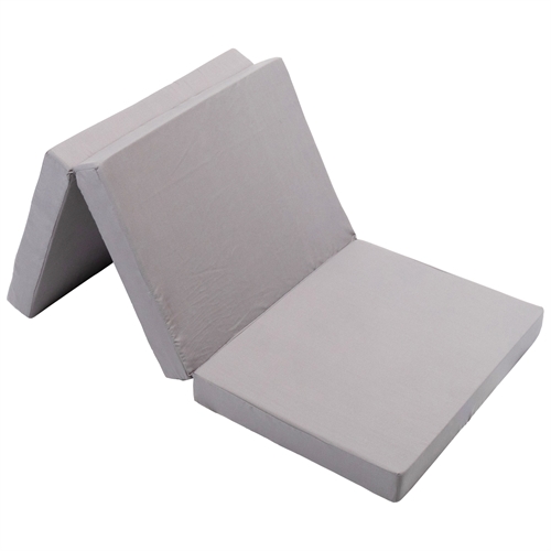 Sammenleggbar madrass - Junior - Populær for de små - 7 cm komfortskum - Nordstrand Home lysegrå skummadrass