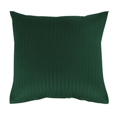 Putetrekk - 100% Bomullssateng - Stripet grønn - 60x63cm