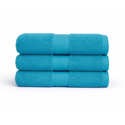 Bomullshåndkle - 100% bomull - 50x100 cm - Diamant - Petrol