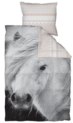 Junior sengetøy med hestemotiv