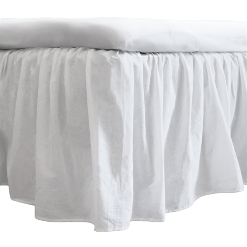 Kappelaken 180x200 cm - 100% mykt bomullslaken - Hvitt sengekappe fra Nordstrand Home