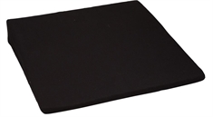 Ergonomisk skråpute/sittekile i svart - 35x35cm Høyde 2-6cm